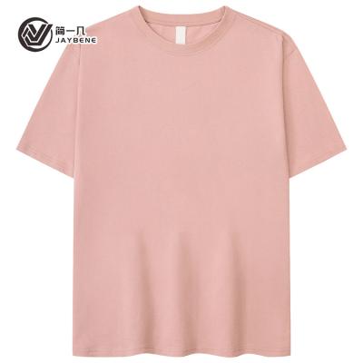 China European and American T-shirt men's solid color tights summer short-sleeved casual oversized T-shirt for sale