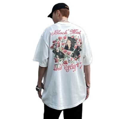 China Anti-pilling OEM Wholesale Custom Digital Printing Shirts Large For Men's T-shirts 100% Cotton Oversized Mens T-shirt Large Graphics Men for sale