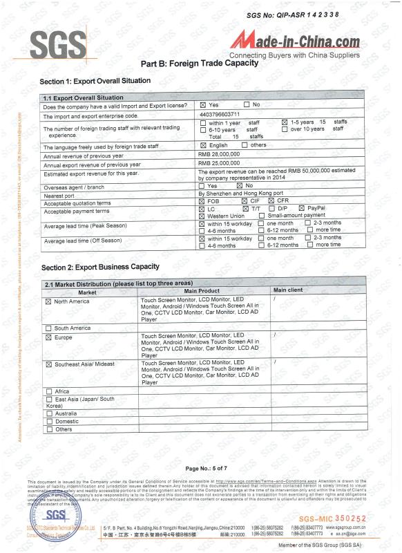 SGS - Shenzhen Hopestar SCI-TECH Co., Ltd.