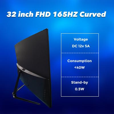 China FCC 165HZ 350cd/M2 Gaming Desktop Monitor Usd Hdmi DP For Internet Cafe for sale