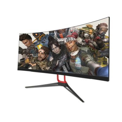 China HDMI Frameless VGA 75Hz 30inch 1080P curvou o monitor do jogo do PC construído nos oradores à venda