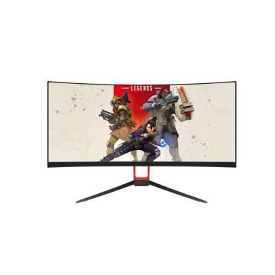 China 75hz 30 a polegada Ultrawide curvou o monitor/1080p Flickerfree curvou a tela do PC à venda