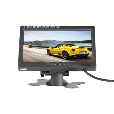 Cina il monitor LCD a 7 pollici dell'automobile di 12-24V 800x480 con i video 2AV espone al sole la visiera in vendita