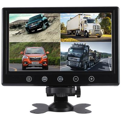 China 4 de video's voeren 9 de Monitor 1024X600 van de Duim5ms LCD Auto voor Busvrachtwagen in Te koop