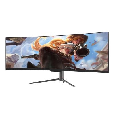 China 49 boog de de Desktopmonitor Frameless van het Duim120hz Gokken Met groot scherm Te koop