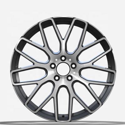 China New Designs Aluminum Alloy Classic Black 5x100 Machine Face Aluminum Alloy Wheel 20*8.5 20*9.5 Rims 5 Hole For Passenger Car for sale