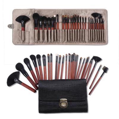 China Angular Blush 26 PCS Luxury Makeup Brush Set With Natural Animal Hair High Quality Professional Cosmetic Brushes Kit Ideal Gift For Female for sale