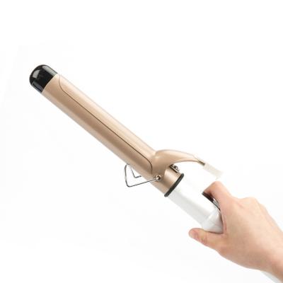 China Other Professional Ceramic Coating Electric Barrel PTC Curling Iron PTC Digital Curler Wand Hair Salon Styling Tool With LCD Indicator for sale