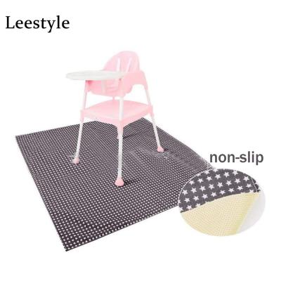 China Baby Splat Mat Under High Chair Playmat Toddler Spill Mat Anti-Slip Splash Spill Floor Waterproof Waterproof Protector for Kids for sale