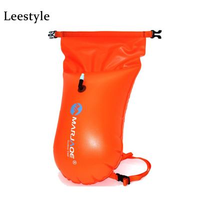 China New Coated Polyester Swim Buoy With Dry Bag New Coated Polyester Swim Buoy With Dry Bag Fashion Customized Amazon Waterproof Dry Bag Swim Buoy For Swimming Floating for sale