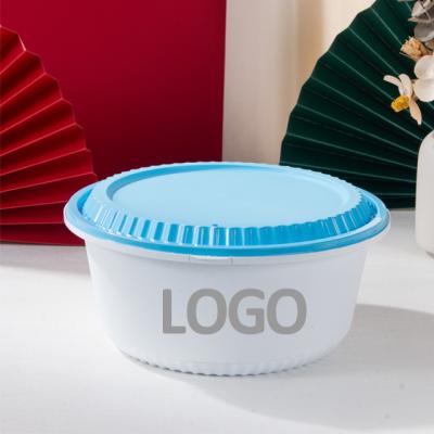 China Custom Disposable Takeout Box PP Plastic Blister Meal Packing Square Microwavable Lunch Box for sale