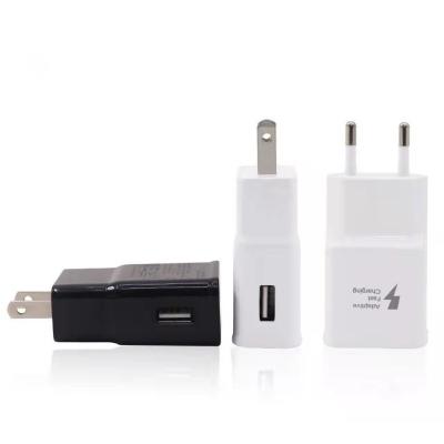 China Mobile Phone 5V 2A US/EU Plug Adaptive Fast Charging Samsung S8 S6 S9 Fast Travel Adapter Wall Charger for sale