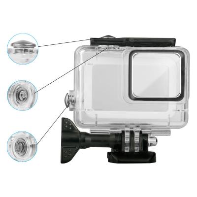 China 120g Waterproof Shell Housing Case Gopro Camera Protective Compatible With Gopro Hero 7 White / Silver for sale