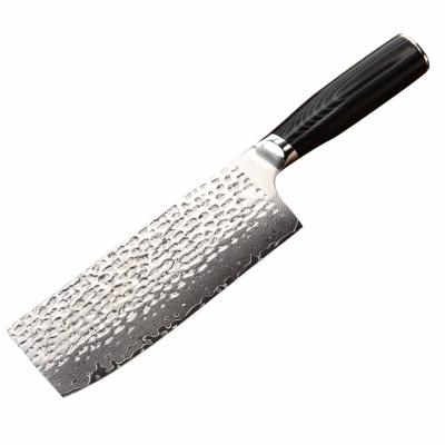 China Viable VG10 Damascus Professional 6 Inch Kitchen Cleaver Japanese Steel Knife for sale