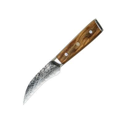 China Viable 3.5inch Damascus Japanese Steel Paring Kitchen Knife for sale