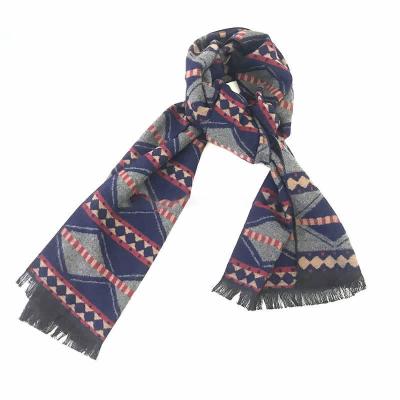 China Wholesale Cheap Thick Scottish Acrylic Winter Scarf Lady Soft Touch Feeling Plaid Cashmere Blanket Shawl Scarf for sale