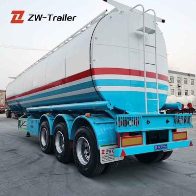 China Truck trailer factory price 3 axles 40000 45000 50000 liters fuel transport tanker oil tank gasoline truck trailer for sale