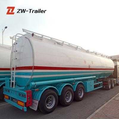 China Hot Sale Truck Trailer 40000 50000 Liter 3 Bay Tri Axles Customize Gasoline Crude Oil Tanker Semi Trailer for sale