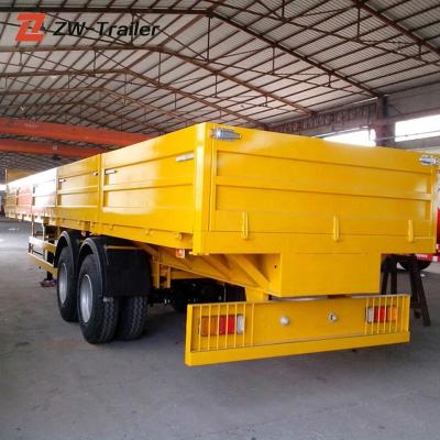 China China Factory Supply Custom 3 Axles Sidewall Cargo Transport Semi Trailers Truck Trailer for sale