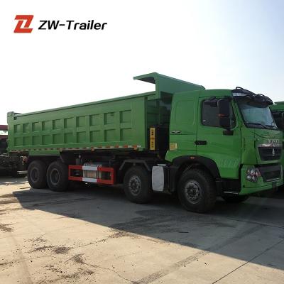 China Hot Sale Sinotruk Howo 8x4 LHD RHD 12 Wheeler Capacity 371hp 420hp 40 50 60 Ton Tipper Dump Trucks 6 - 8L for sale