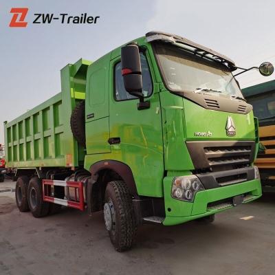 China Sinotruk Howo Brand New Heavy Duty 6x4 A7 371hp Model 375hp Tipper Dump Diesel Trucks 6 - 8L for sale