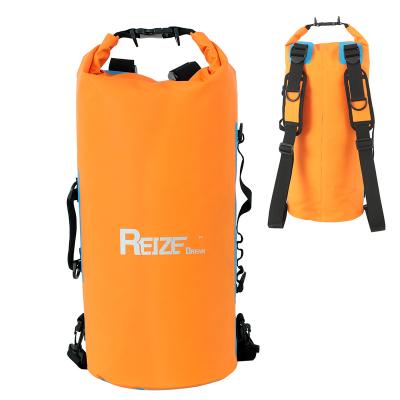 China Waterproof Movable Padding Dry Bag Shoulder Strap Ocean Pack 35L Bag for sale