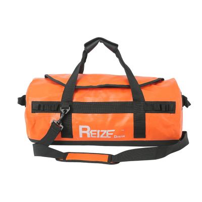 China Portable Fleece Gym Bag Sports Swimming Waterproof Exercise Rolling Dry Bag PVC Tarpaulin Fleece Gym Bag for sale