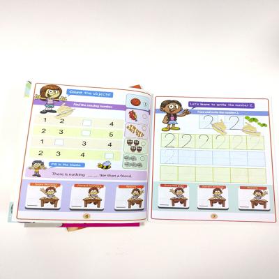 China Recycled Paper Material Kids Learning Story Art Paper Cover Stapped Book For Kid for sale