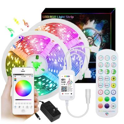 China Easy Life Amazon Alexa Google Home Tuya Wifi Ip65 Luces Neon Accessible Waterproof Flexible 5050 2835 RGB Kits Led Strip Lights for sale