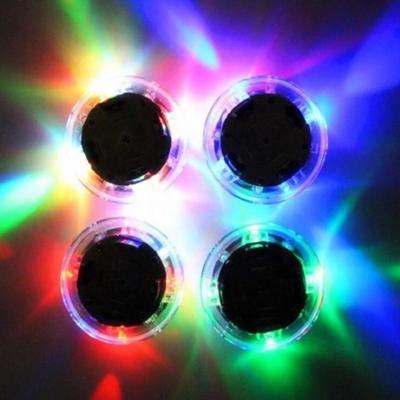 China Solar Powered Wheel Solar Powered Vehicle Light Wind Lamp Automobile Wheel Hub Laser LED Colorful Warning Decorative Lamp for sale