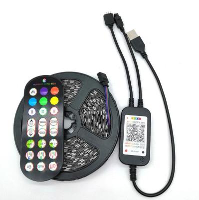 China PC 5050 Christmas Smart TV Wifi BT Strip Indoor Outdoor Remote Control Color TV App Backlight RGB Led Strip Lights Kit For Decoration for sale