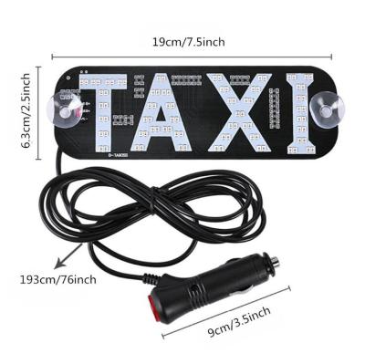 China Car Light 12V Led Sign Light For Cigarette Taxi Red And Green Dual Color Lighter for sale