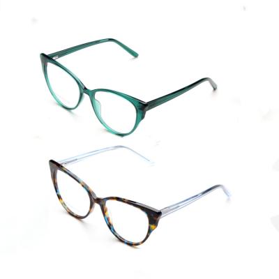 China Fashionable Custom High Quality Fashion Acetate Eyeglass Frames Women Acetate Optical Frames Optical Frames for sale