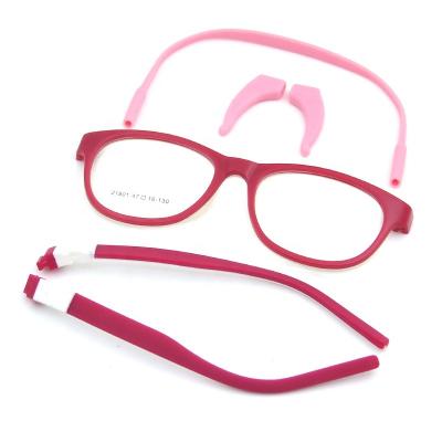 China Wholesales Kids Optical Glasses Frames Designers Flexible Glass Child Silicone Blue Light Blocking For Kids for sale