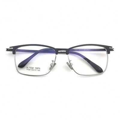 China 15 Years Experience Glass Prescription Manufacturer Plastic Square Frame Optical Glasses for sale