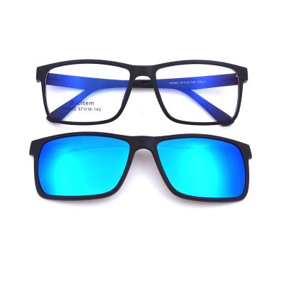 China 15 Years Experience Ultem High Quality Material Polarized Glass TAC Magnetic Sunglasses Blue Light Clip On Glasses for sale