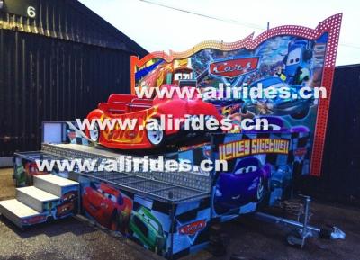 China mobile amusement rides trailer mount mini flying car carnival rides for sale funfair games for sale