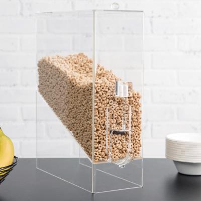 China Wholesale Clear Acrylic Display Spring Sign Coffee Bean Dispenser Plastic Coffee Bean Storage for sale