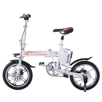 China Airwheel R5 36V 250W Aluminum Alloy Electric Assisted Ebike Large Battery Capacity 6 Speed ​​Adjustable And Foldable E-Bike for sale