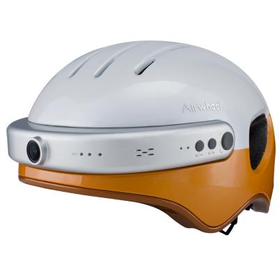 China L 55-58mm/XL 59-61mm Music Player and Phone Call Function Bike Smart Helmets with LED Warning Snap Light Helmet Adjustable Ventilation Cycling Helmet for sale