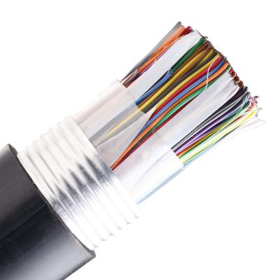 China Copper underground armored outdoor telephone cable/0.5mm communication cable HYAT53 for sale