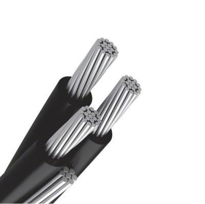 China Industrial 10KV XLPE Insulation Aerial Aluminum ABC Cable Used In Distribution Power for sale