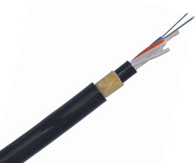 China Fiber Optic Cable GYTS 24 Cores Fiber Optic Armored PE Outdoor Cables for sale