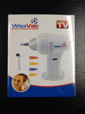 China ABS Waxvac Ear Wax Remover Vac Cleaner Safe Effective Silicone Tips for sale