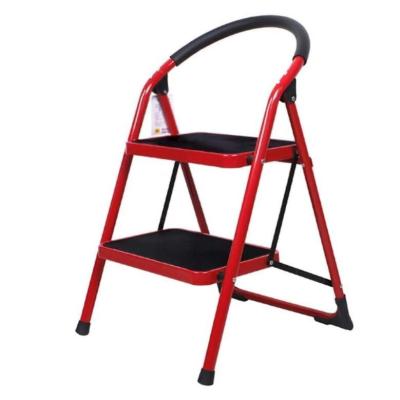 China Folding Ladders Step Ladder Steel 330 Pounds Wide Step Ladder Folding 2 Step for sale