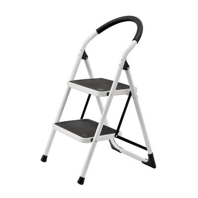 China High Quality Max Load 150kg Step Ladder Steel 2 Step Ladder Folding Ladders for sale