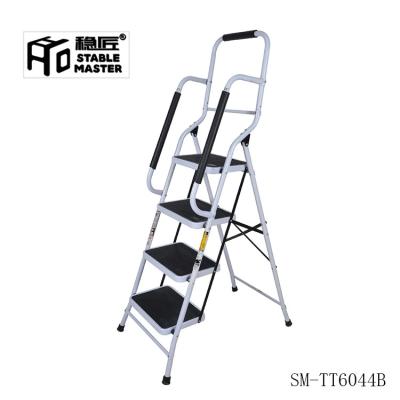 China CE/EN14183 Folding Ladders 150kg Ladder Four Phase Ladder With SM-TT6044B Rails for sale