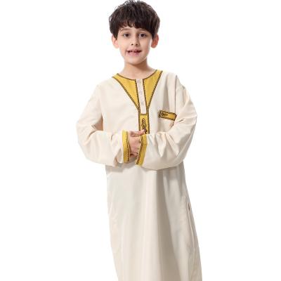 China Fashion YMD-TH872# Dubai Jilbab Abaya Dubai Abaya Muslim Sequin Embroidery Abaya Dress Temperament Muslim Male Loose Male Robes Islamic Clothing for sale