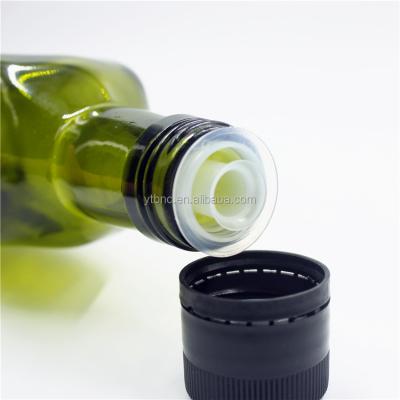 China Non Spill Olive Oil Cap With Plastic Non Refillable Insert for sale