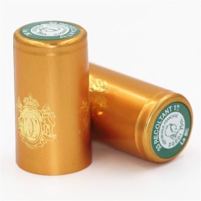 China 30*60mm Shrinkable Aluminum Wine Heat Sensitive Capsule for sale